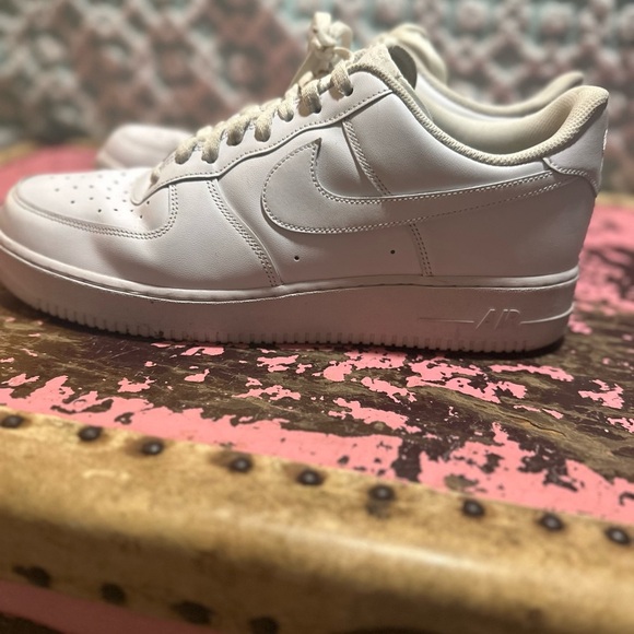 NIKE Air Force 1 White Men’s Sz 14 - Picture 4 of 8